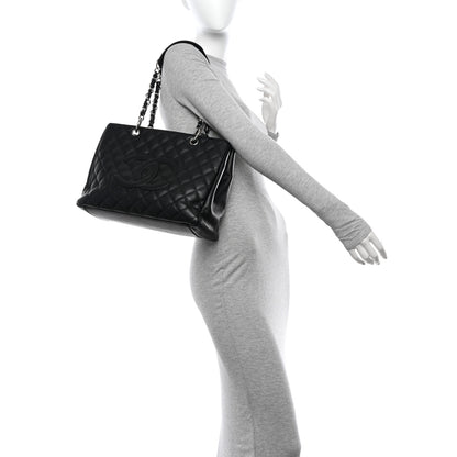 Chanel Caviar Quilted Grand Shopping Tote GST Black 2 of 12