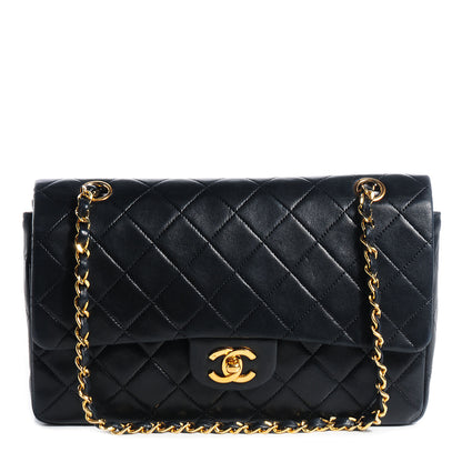 Chanel Lambskin Medium Double Flap Black 1 of 8