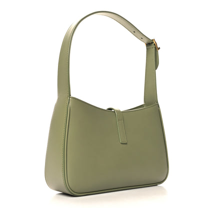 Saint Laurent Smooth Calfskin Le 5 A 7 Hobo Pistache 3 of 11