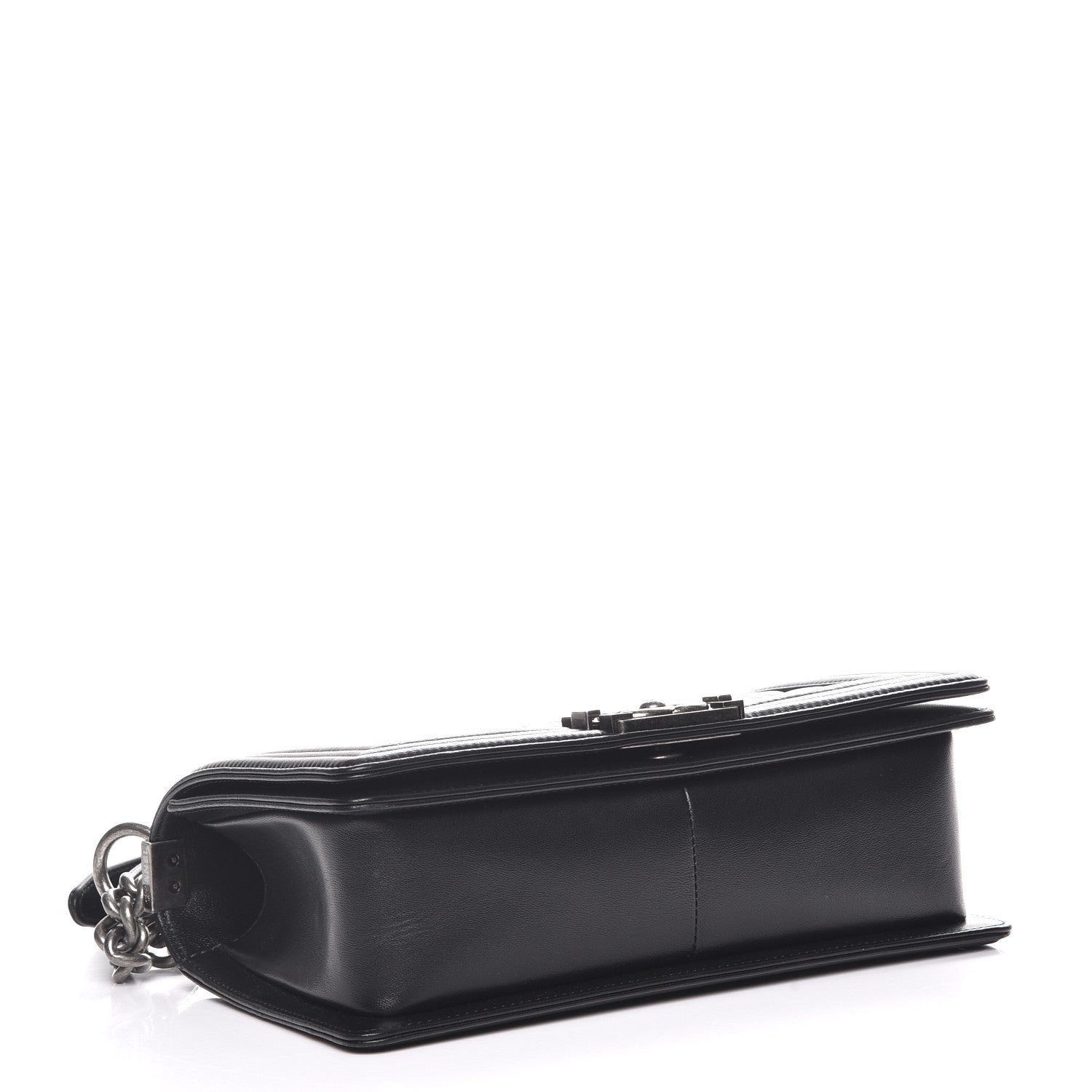 Chanel Lambskin Quilted Medium Boy Flap Black 4 of 8