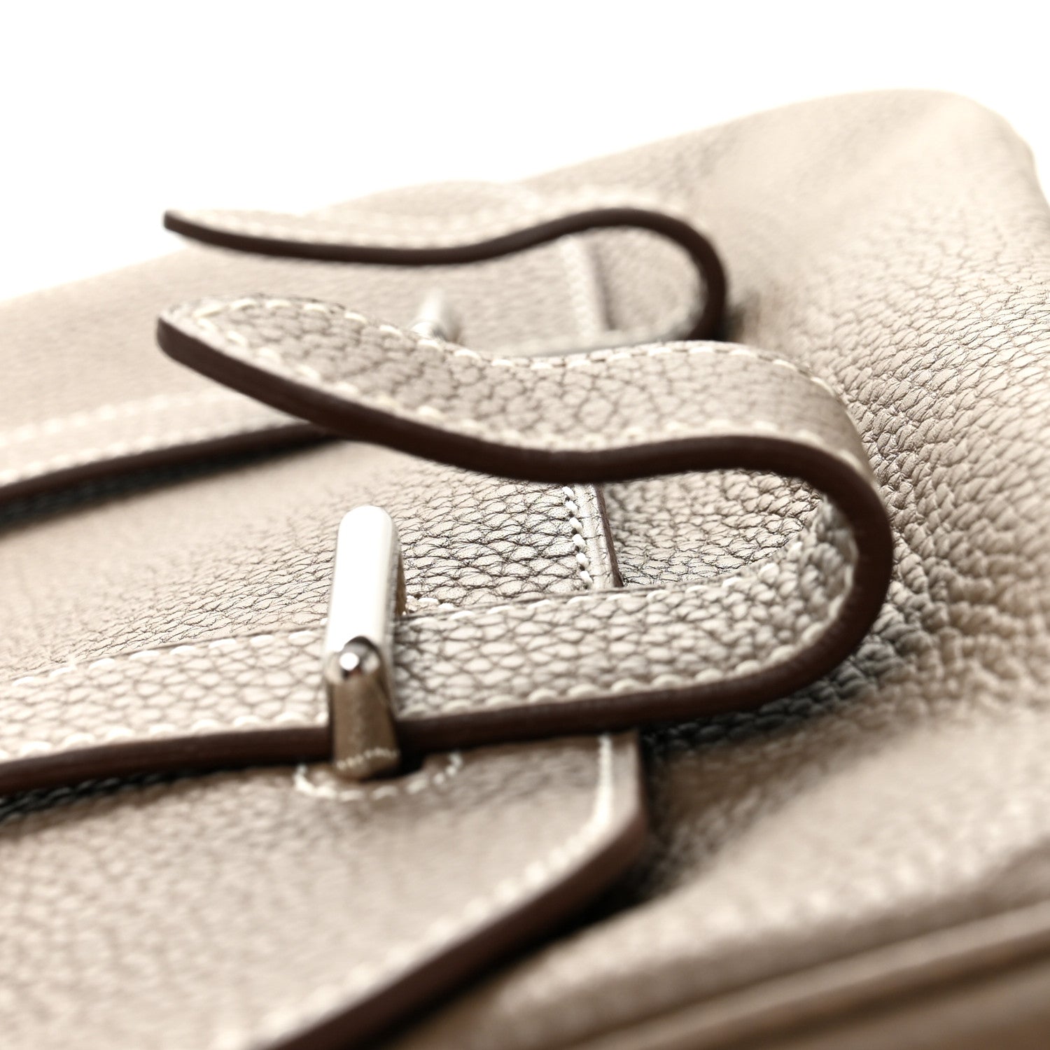 Hermes Taurillon Clemence Steve 35 Etoupe 9 of 10