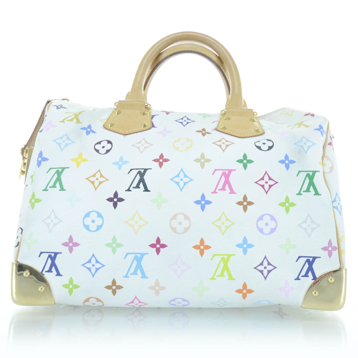 Monogram Multicolor Speedy 30 White