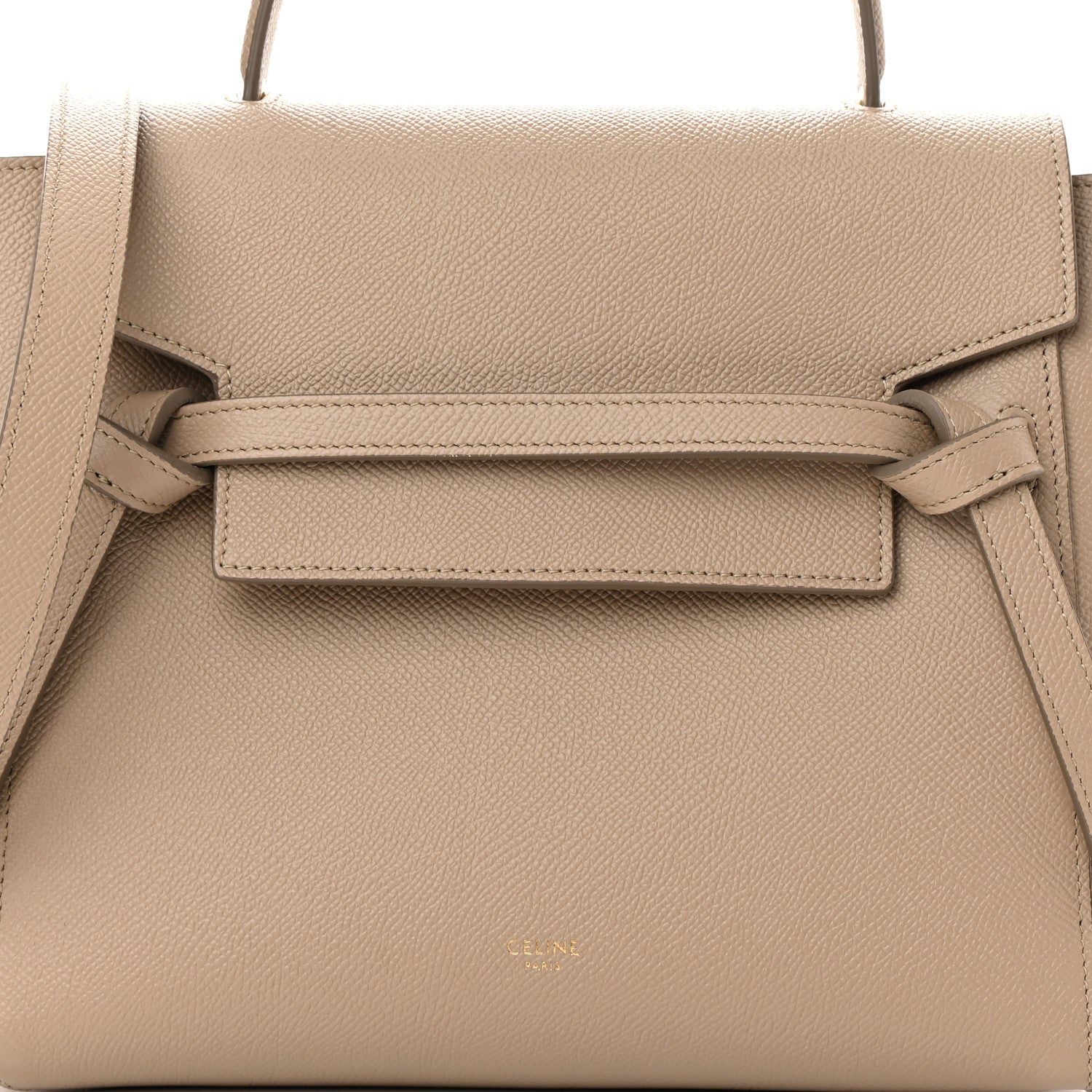 Celine Grained Calfskin Micro Belt Bag Light Taupe 9 of 14