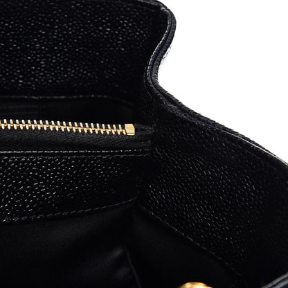 Chanel Caviar Quilted Grand Shopping Tote GST Black 11 of 12