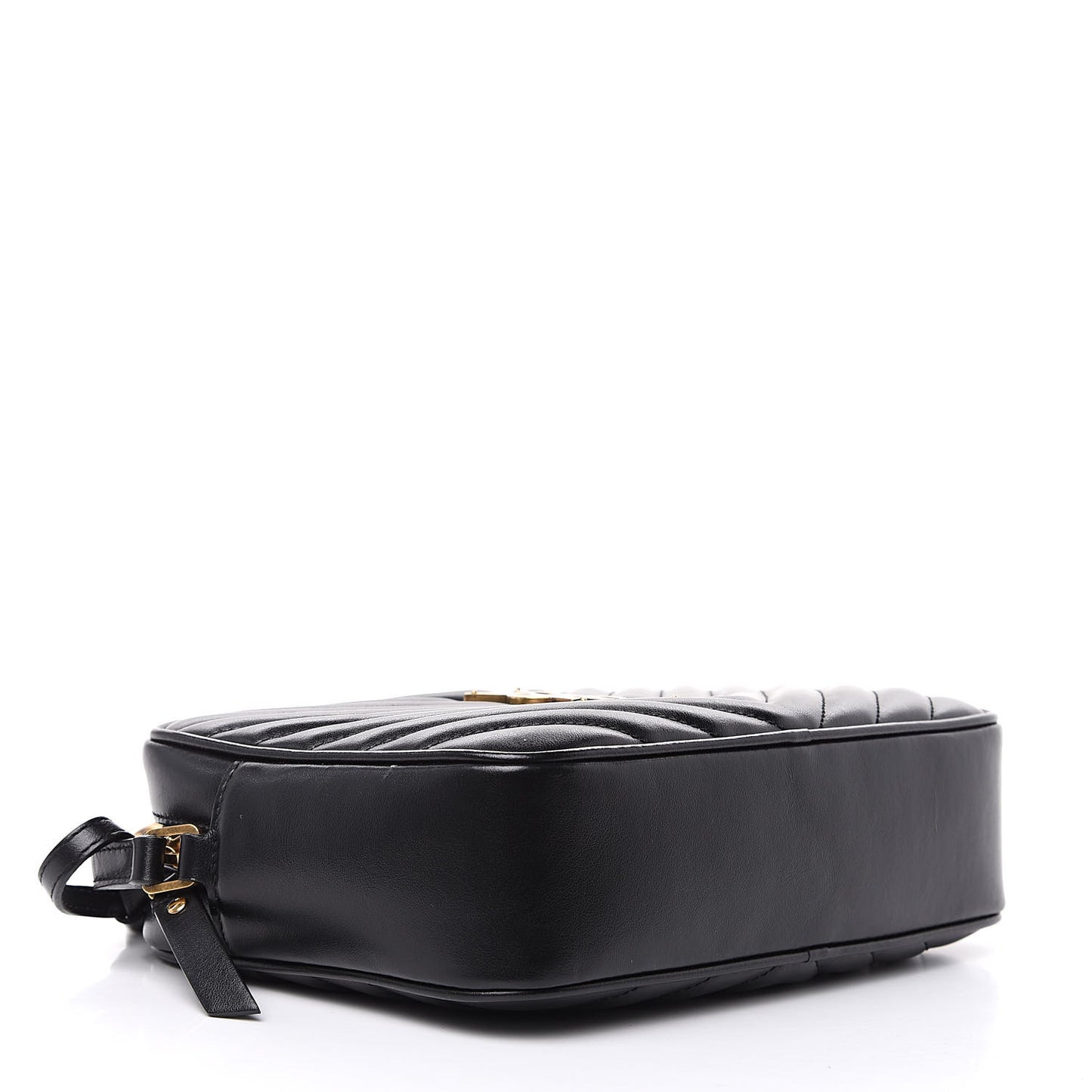 Calfskin Matelasse Monogram Lou Camera Bag Black