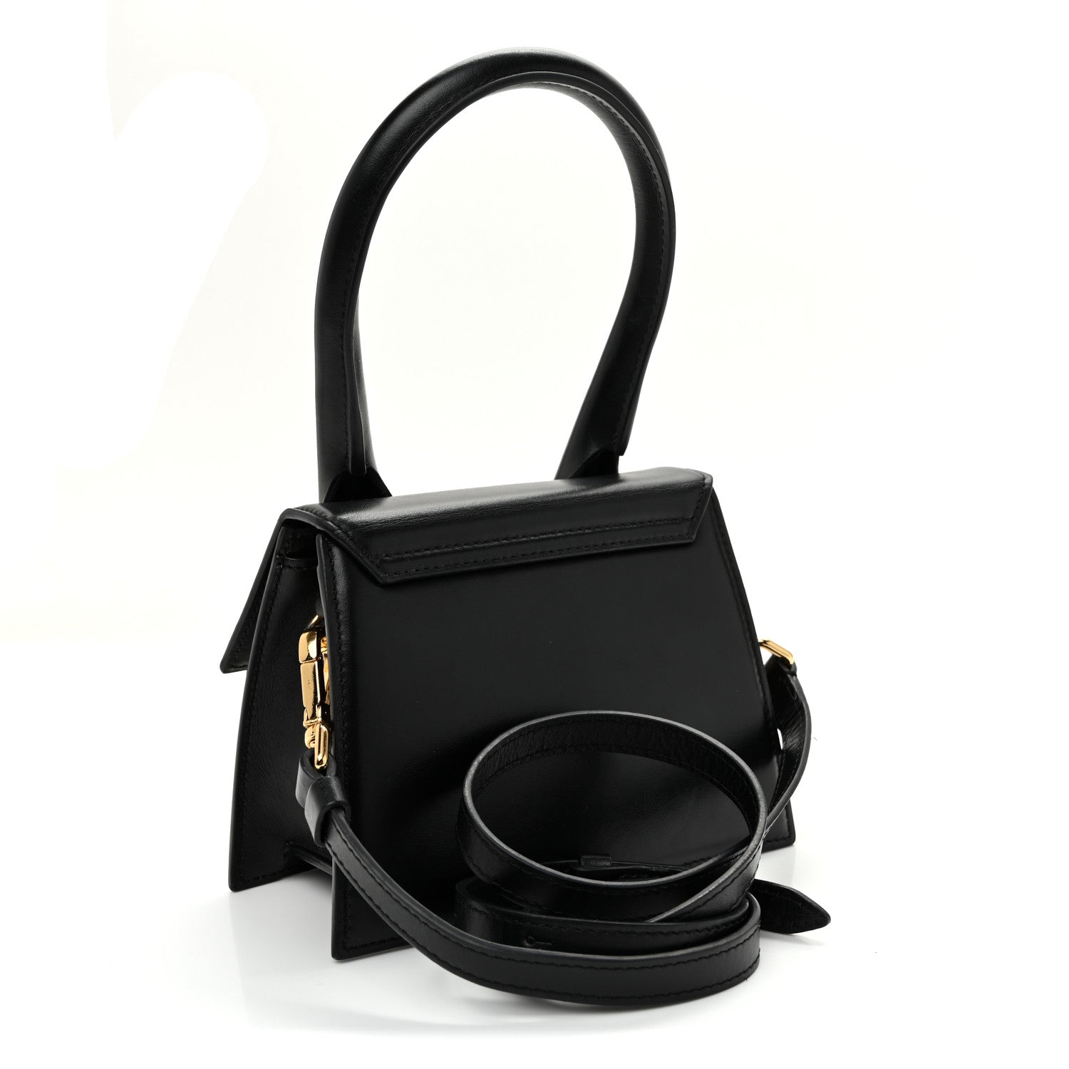 Jacquemus Smooth Calfskin Le Chiquito Moyen Black 3 of 9