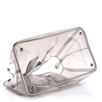Prada Vinyl Calfskin Tote Transparent White 5 of 20
