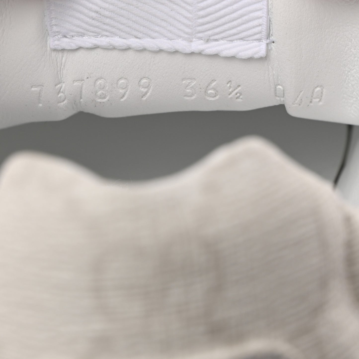 GG Supreme Monogram Womens Rhyton Sneakers 36.5 White