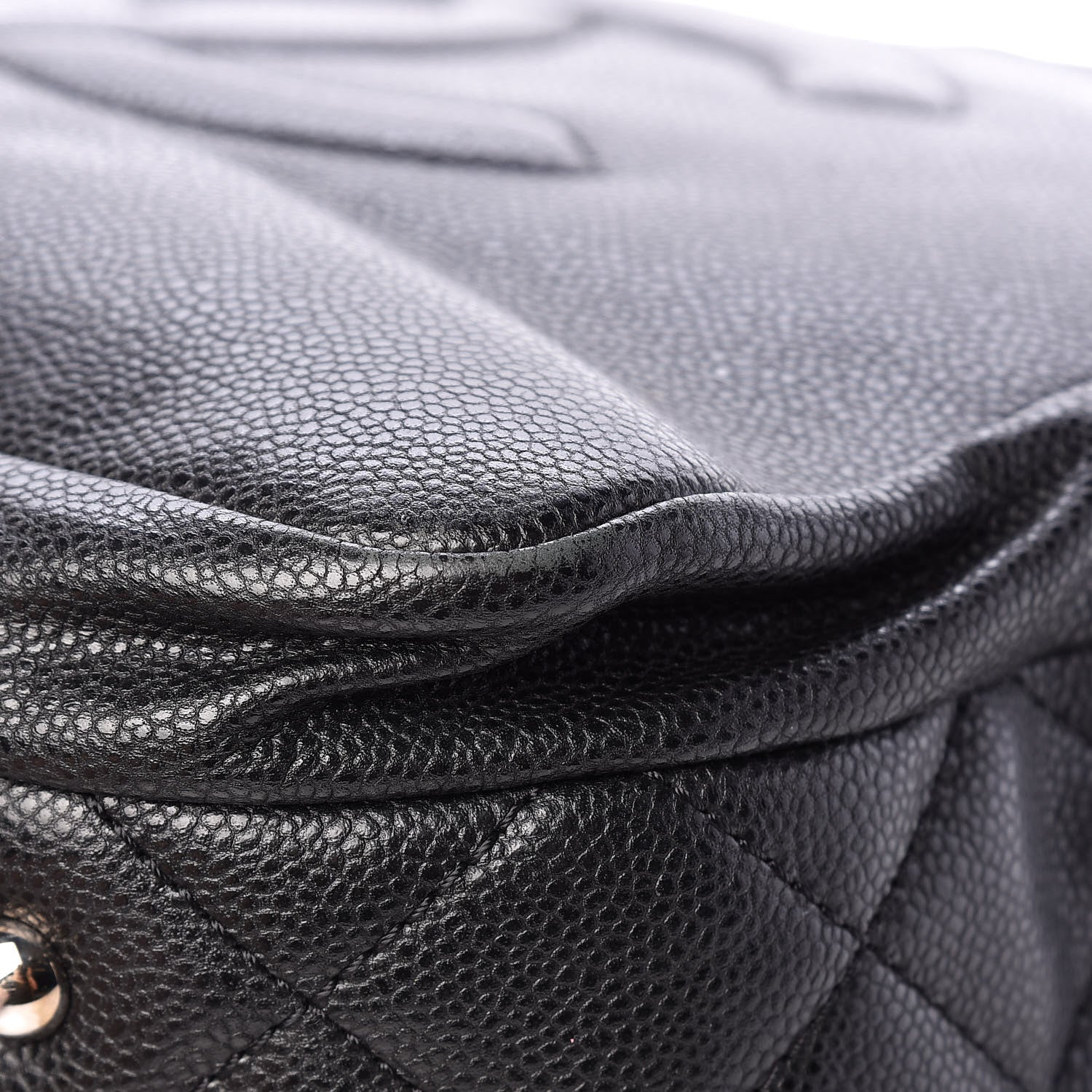 Chanel Soft Caviar Large Timeless CC Shopping Tote Black 10 of 12