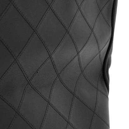 Chanel Calfskin Stitched XL Weekender Black 14 of 15