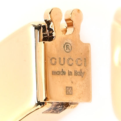 Gucci Metal Blondie Hoop Earrings Gold 4 of 5