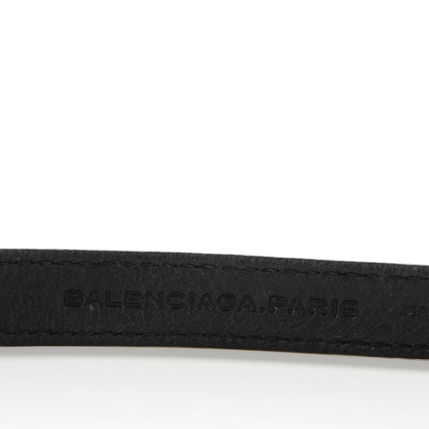 Agneau Giant 12 Rose Gold Hardware Triple Tour Bracelet S Black