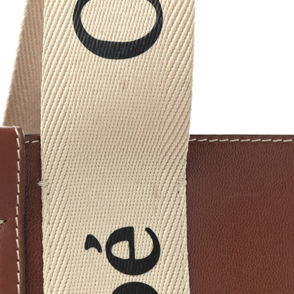 Chloe Calfskin Medium Woody Ribbon Tote Sepia Brown 13 of 13