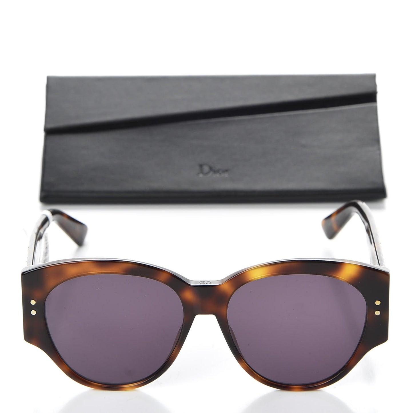 Acetate Lady Dior Studs 2 Sunglasses Tortoise