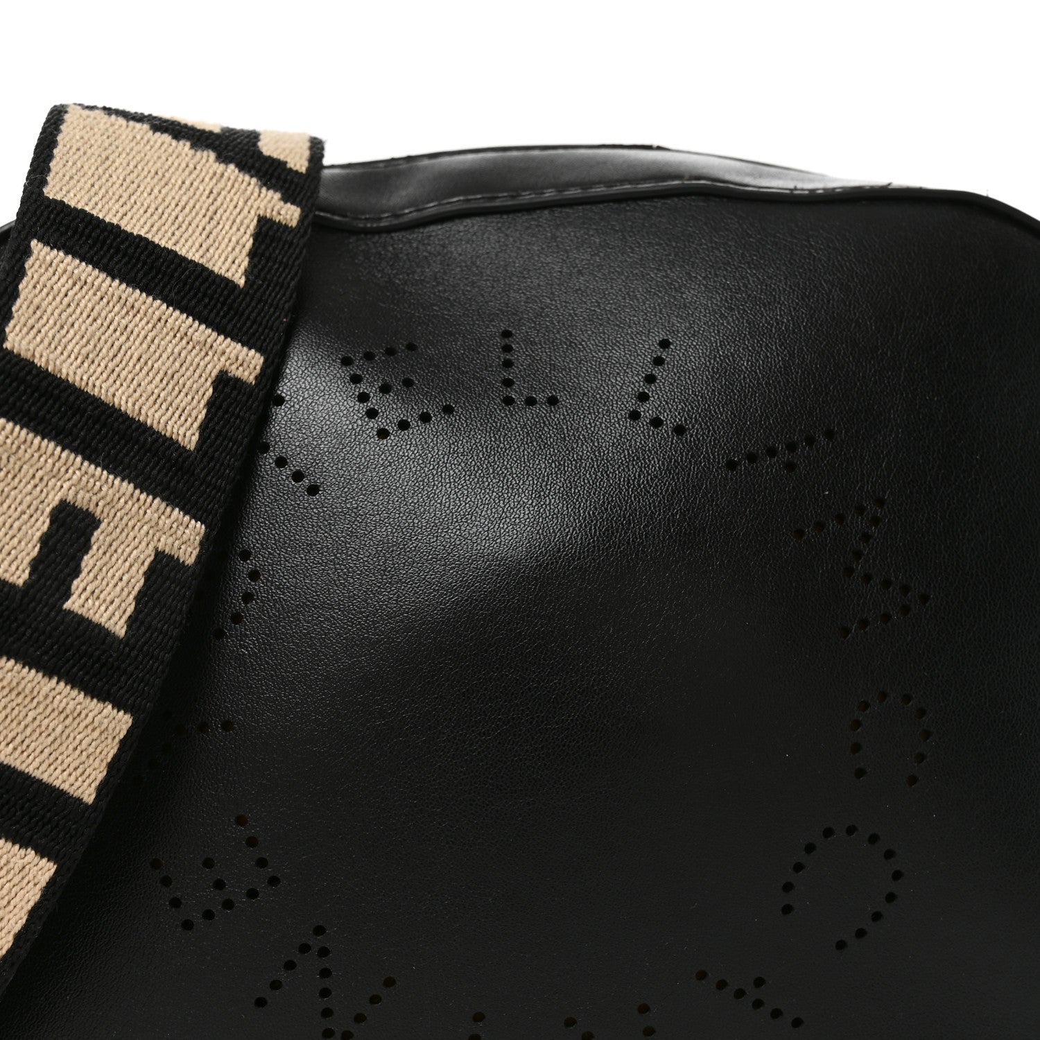 Stella McCartney Eco Alter Nappa Perforated Logo Small Camera
