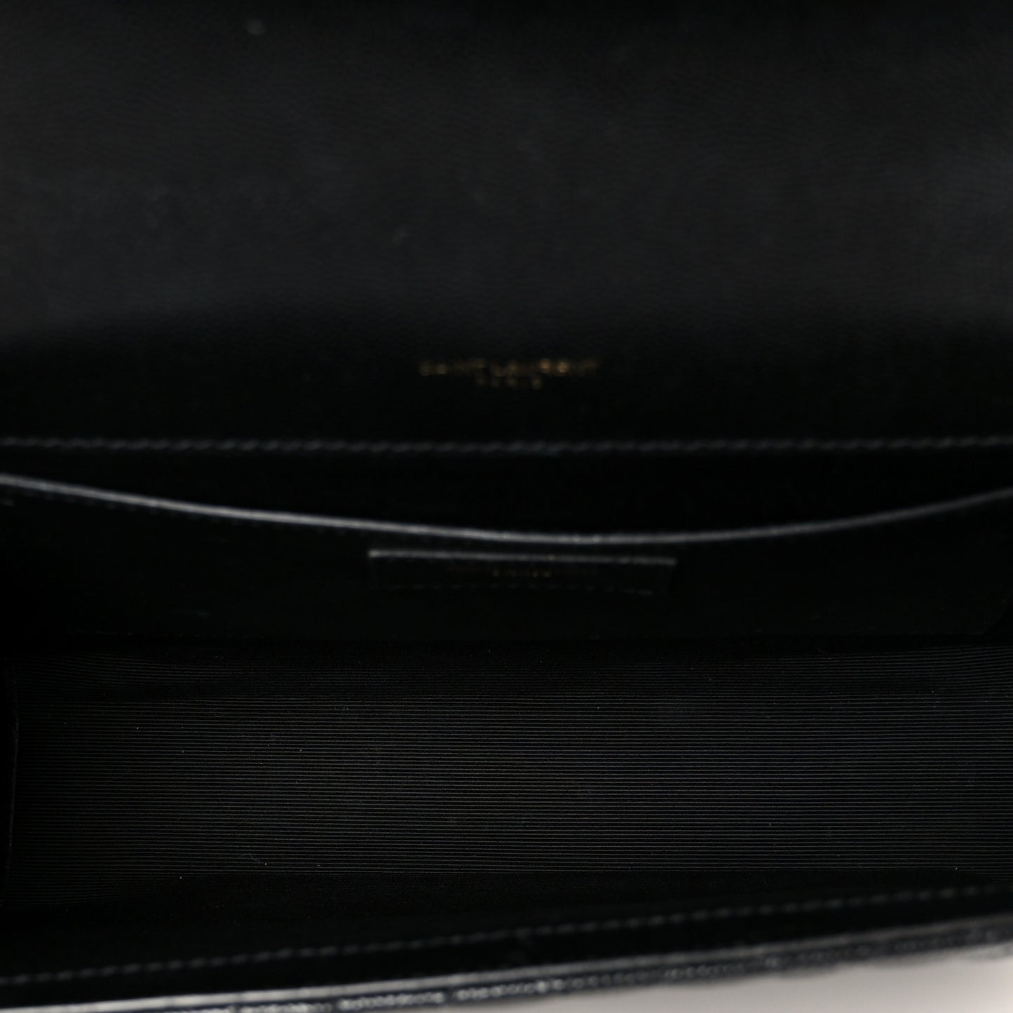 Grain De Poudre Textured Mixed Matelasse Triquilt Medium Monogram Satchel Black