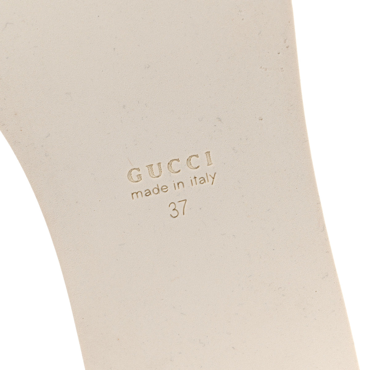 Gucci Ultralight Plume Calfskin Web Womens Ace Platform Sneakers 37 White 9 of 11