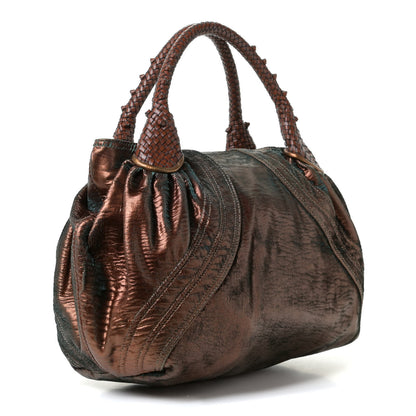 Fendi Nappa Fortuny Hologram Spy Tobacco Oro Ambrato 7 of 20