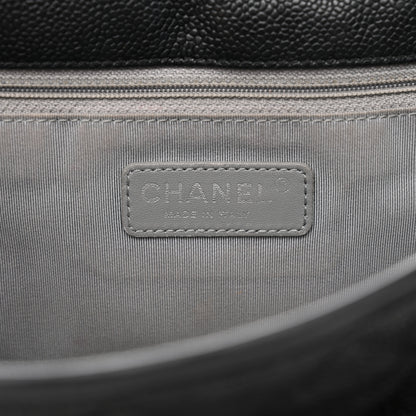 Chanel Caviar Quilted Large French Riviera Flap Black 6 of 13
