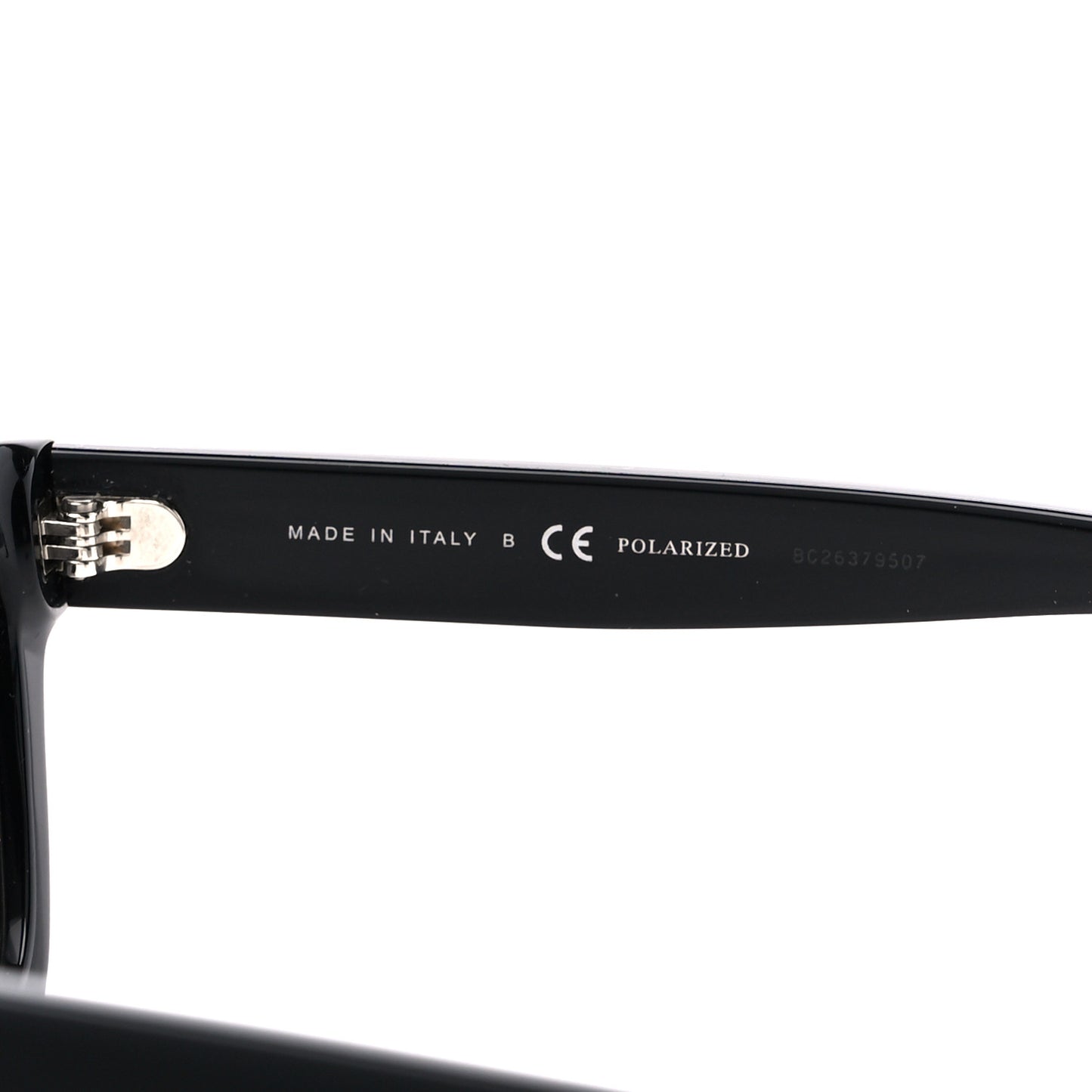 Acetate Polarized Square Sunglasses 5417-A Black