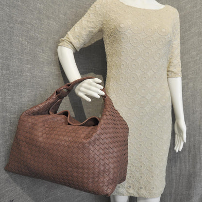 Bottega Veneta Nappa Intrecciato Sloane Hobo 2 of 9