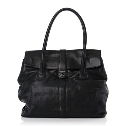 Chanel Caviar CC Tote Black 1 of 17