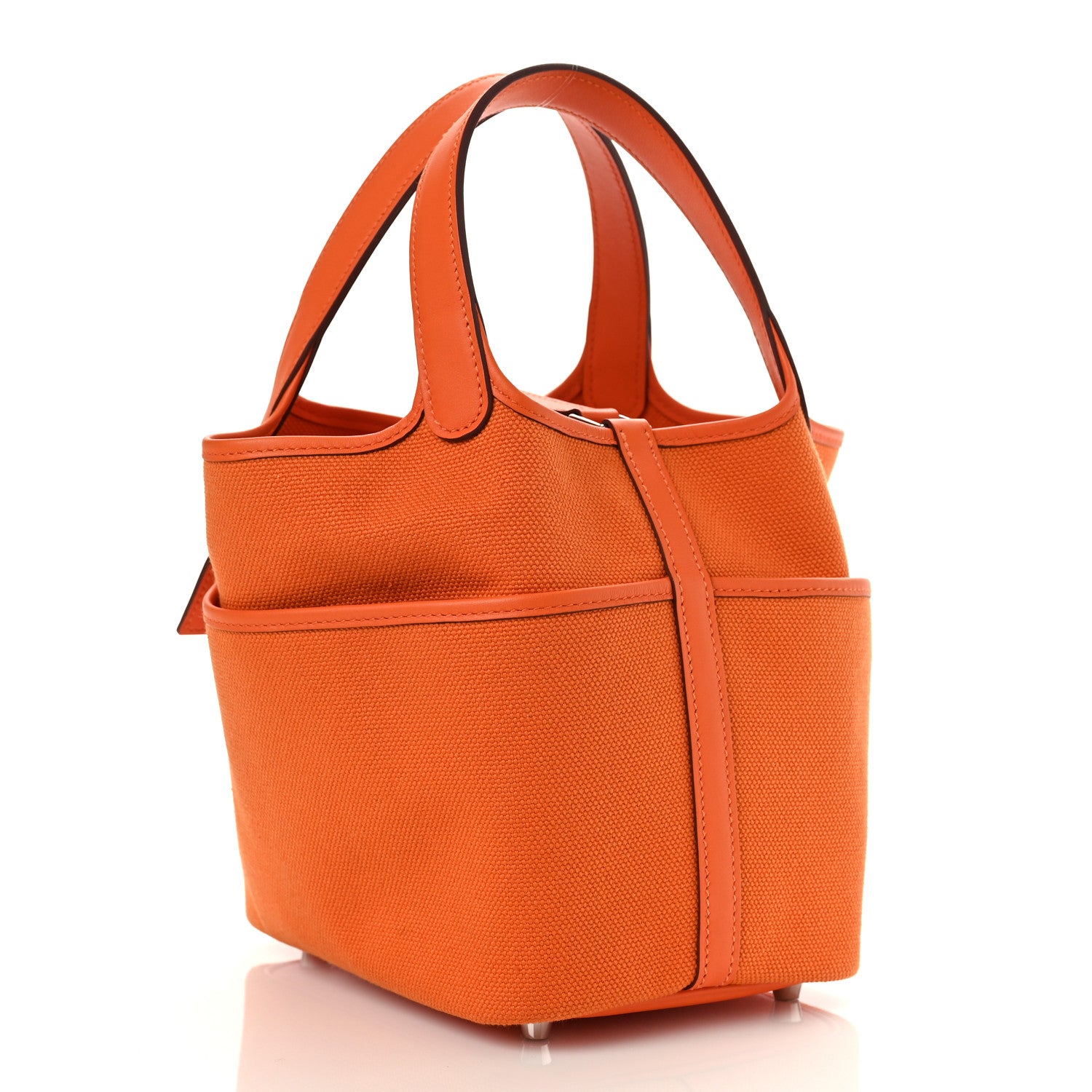 Hermes Toile Goeland Swift Cargo Picotin Lock 18 Orange 3 of 8
