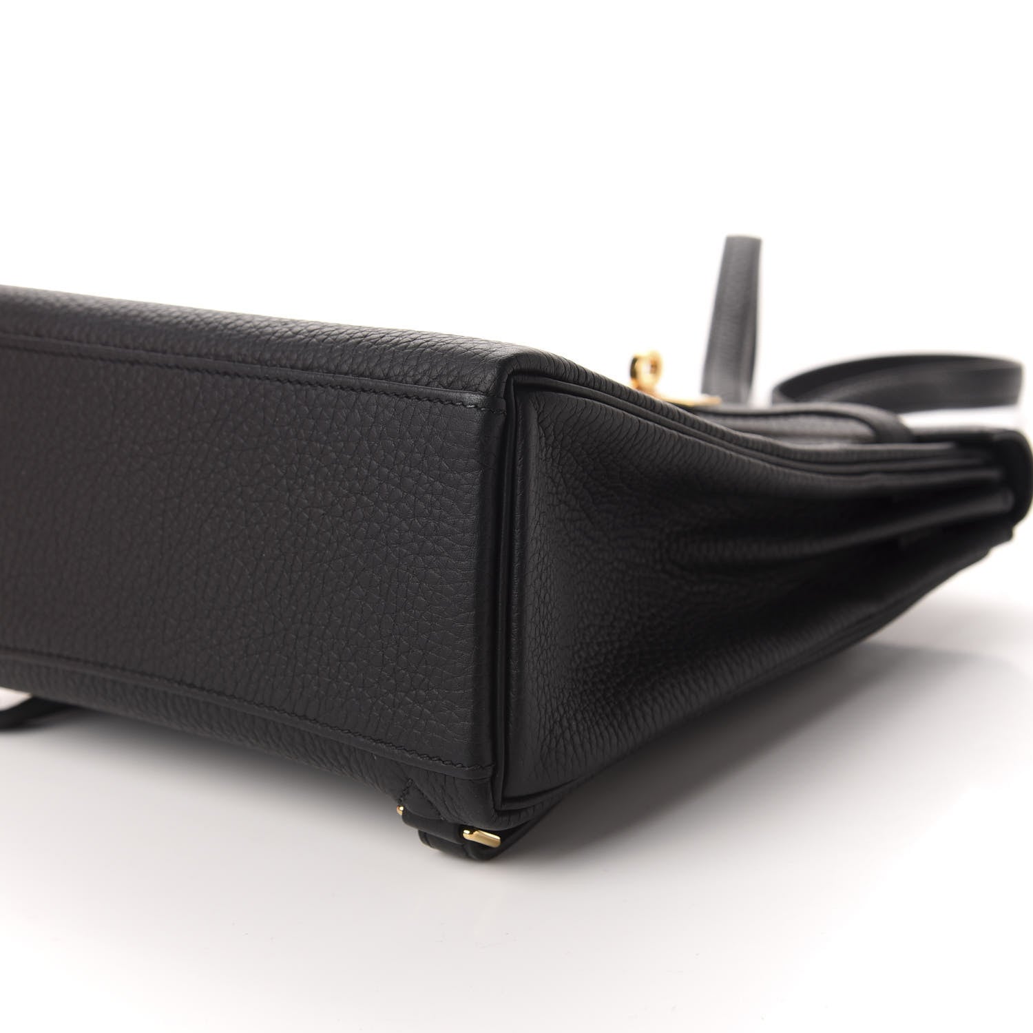 Hermes Taurillon Clemence Kelly Ado Backpack Black 6 of 8