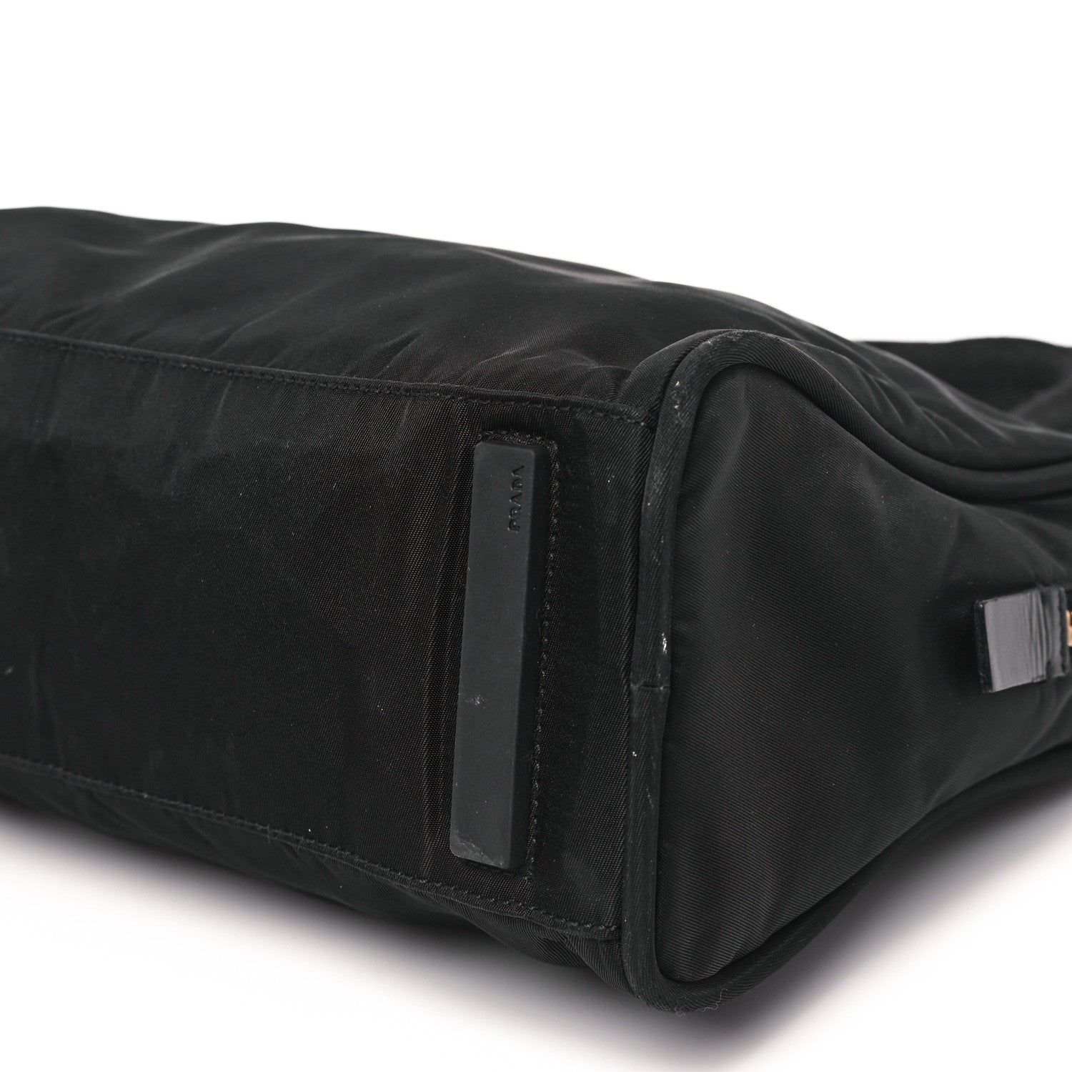 Prada Tessuto Nylon Shoulder Bag Black 9 of 13