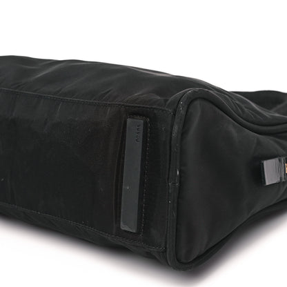 Prada Tessuto Nylon Shoulder Bag Black 9 of 13