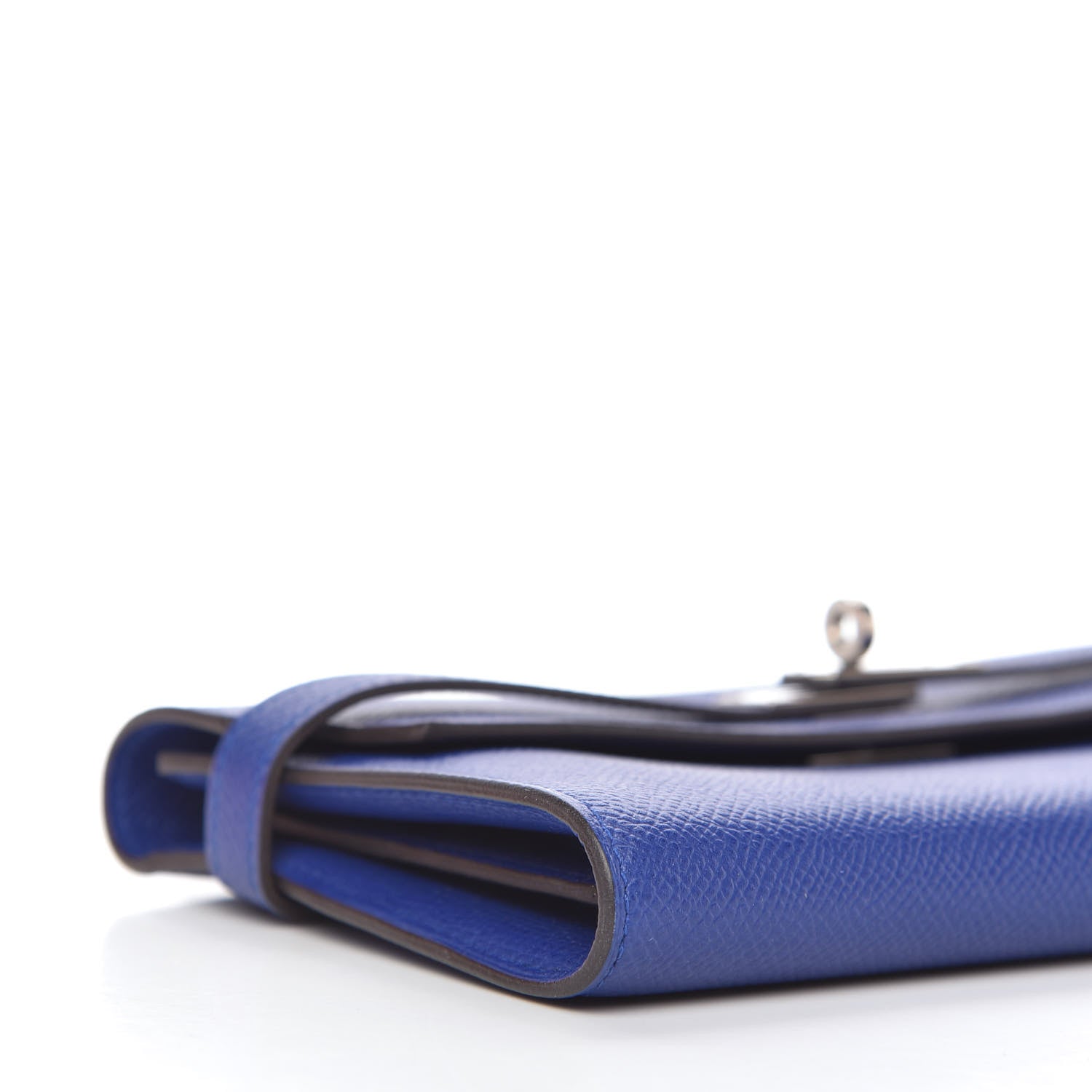 Hermes Epsom Kelly Longue Wallet Bleu Electrique 6 of 12