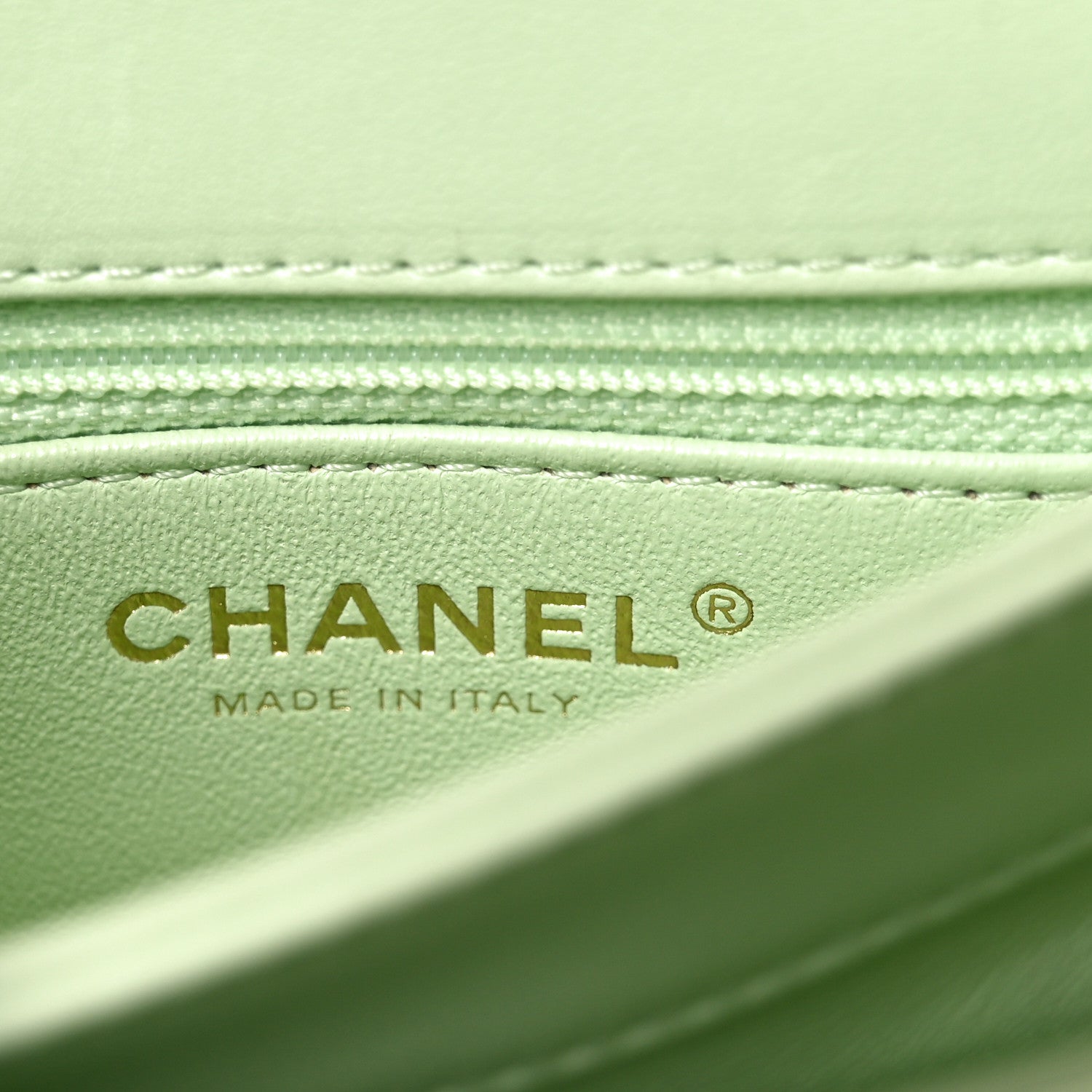 Chanel Lambskin Quilted Small Trendy CC Flap Dual Handle Bag Light Green 6 of 10