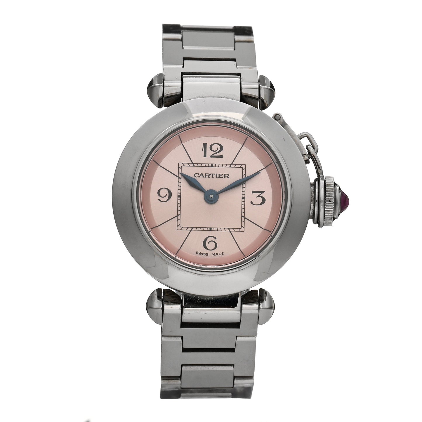 Stainless Steel 27mm Miss Pasha Quartz Watch Pink