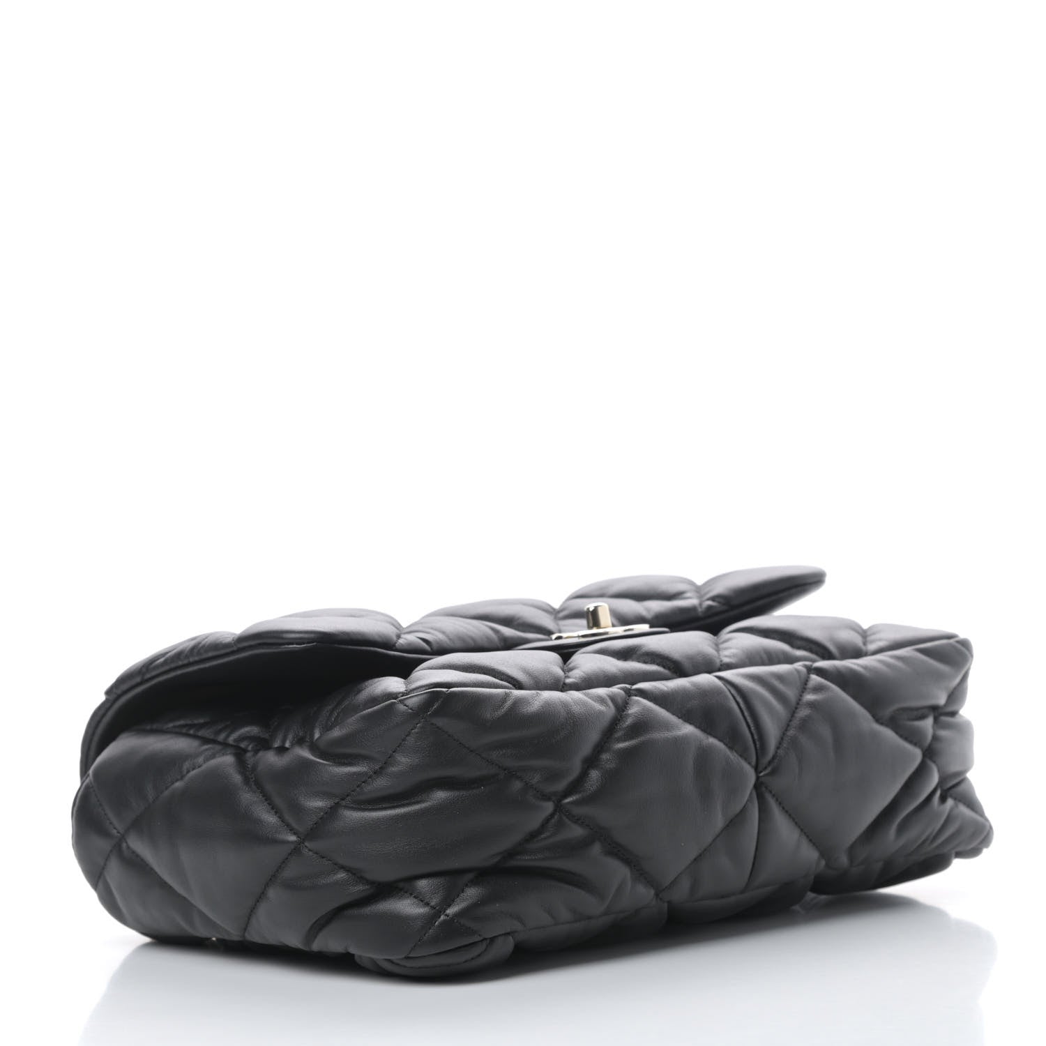 Chanel Calfskin Quilted Large Bubbly Flap Black 4 of 13