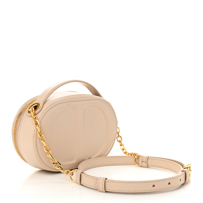 Christian Dior Calfskin CD Signature Oval Crossbody Camera Bag Beige 3 of 11