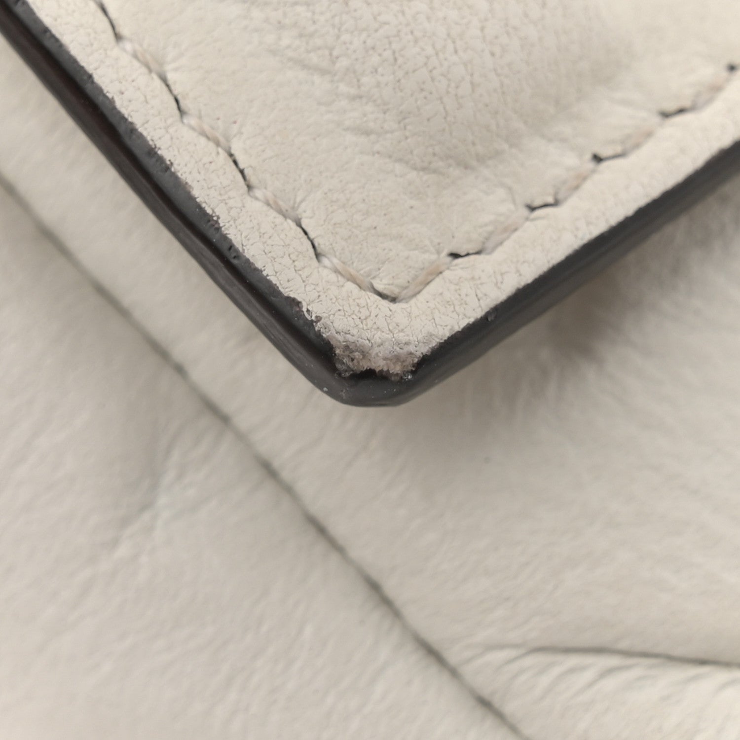 Fendi Nappa FF 1974 Embossed Mini Baguette White 12 of 12