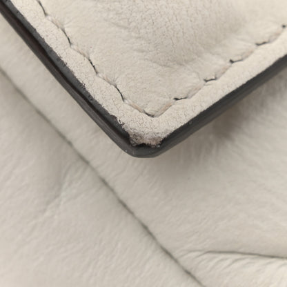 Fendi Nappa FF 1974 Embossed Mini Baguette White 12 of 12