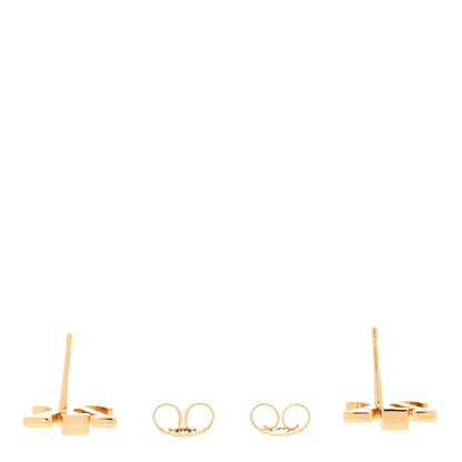 Louis Vuitton Metal LV Iconic Earrings Gold 3 of 4