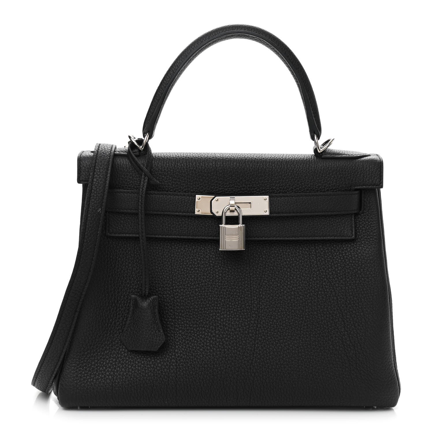 Hermes Togo Kelly Retourne 28 Black 1 of 12