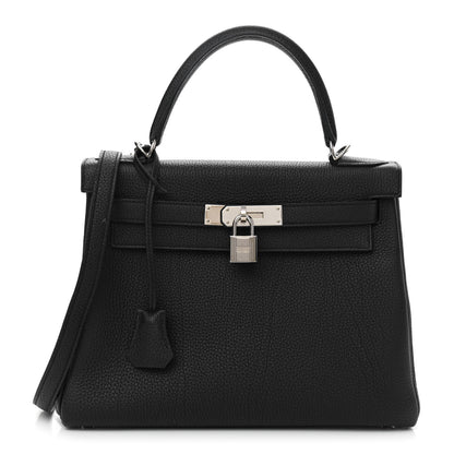 Hermes Togo Kelly Retourne 28 Black 1 of 12