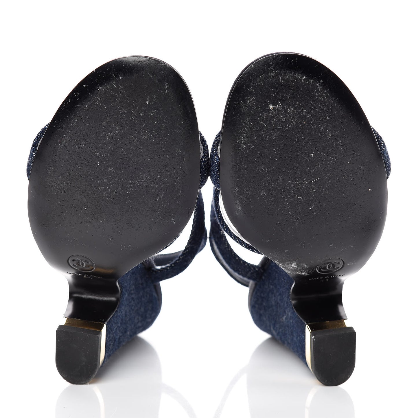Denim Sandals 41 Dark Blue