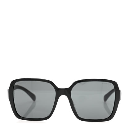 Chanel Acetate Square Sunglasses 5408-A Black 2 of 9