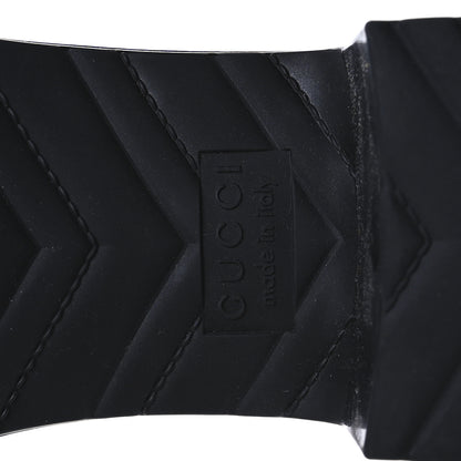Gucci Rubber Gucci Logo Womens Platform 20/60mm Slide Sandals 38 Black 7 of 9