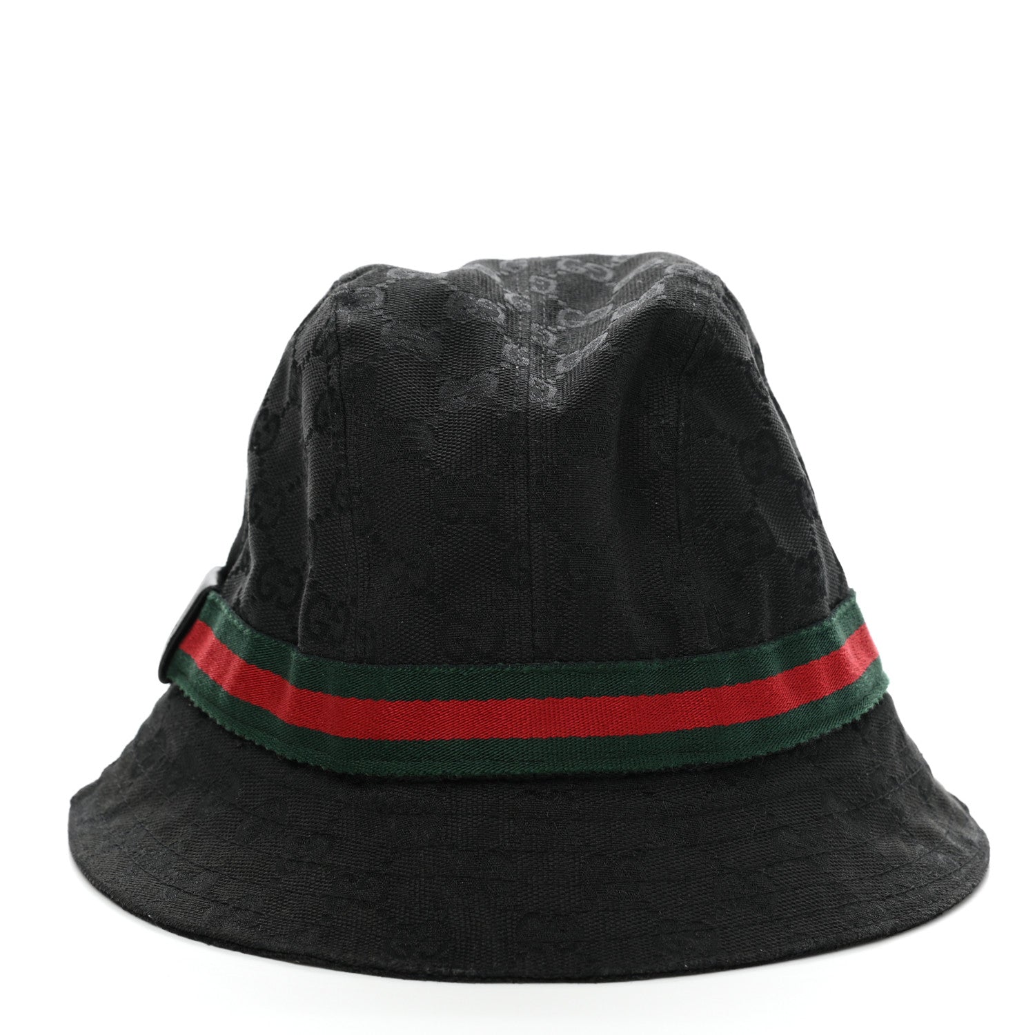 Gucci Monogram Web Bucket Hat M Black 6 of 12