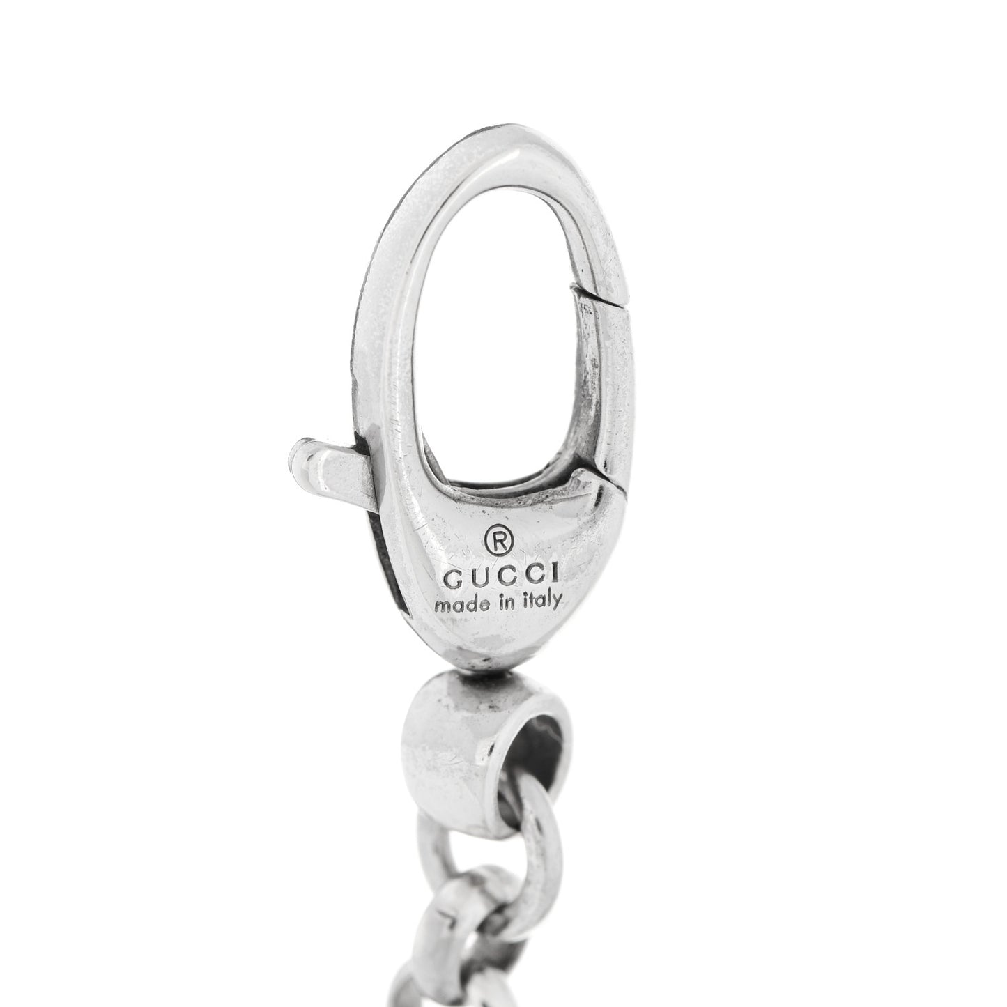 Sterling Silver Bamboo Heart Charm Bracelet