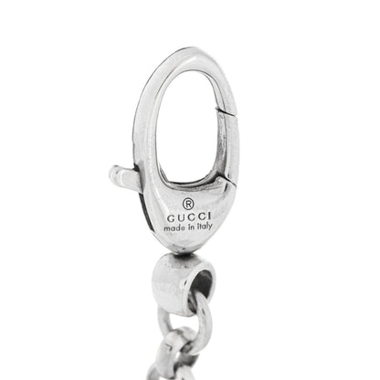 Gucci Sterling Silver Bamboo Heart Charm Bracelet 3 of 5
