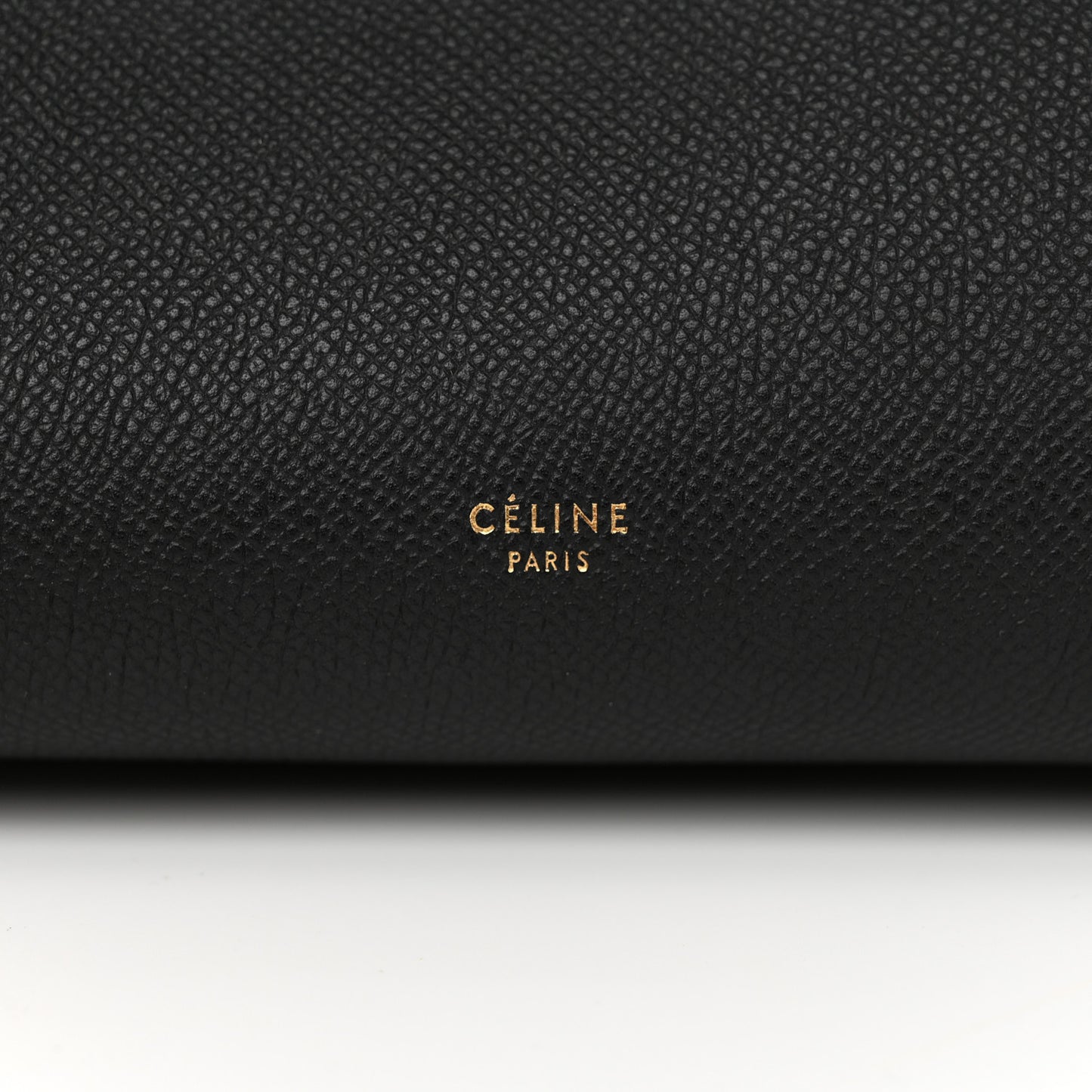 Grained Calfskin Mini Belt Bag Black