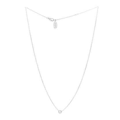 Cartier 18K White Gold Diamond SM D'Amour Pendant Necklace 2 of 6