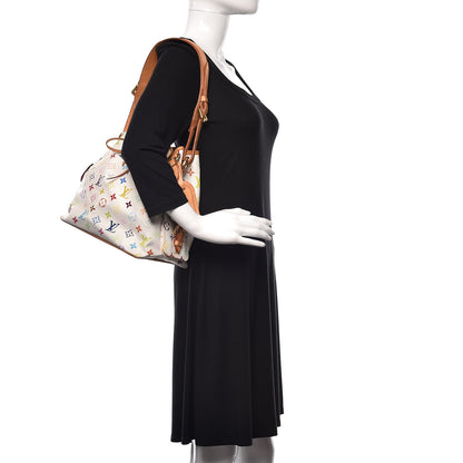 Louis Vuitton Monogram Multicolor Petit Noe White 2 of 10