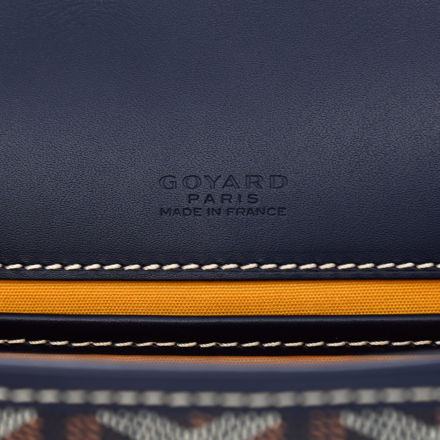 Goyardine Belvedere II PM Messenger Bag Navy